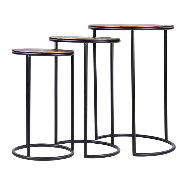 Tambora Set of 3 Metal Tables