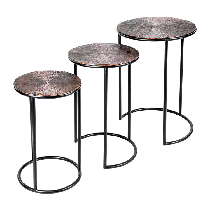 Tambora Set of 3 Metal Tables