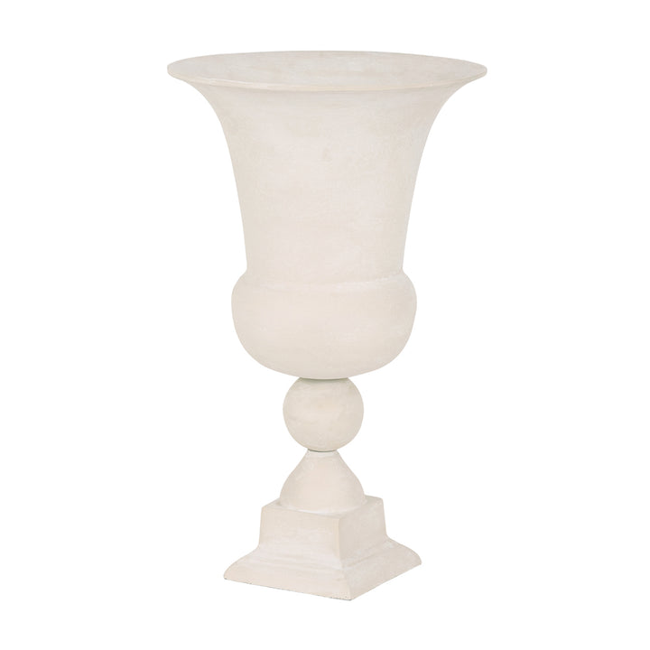 Van Dyk Tall Stonewash Urn - Putty