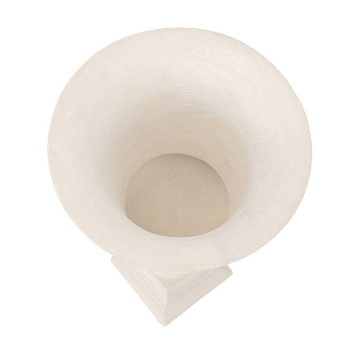 Van Dyk Tall Stonewash Urn - Putty