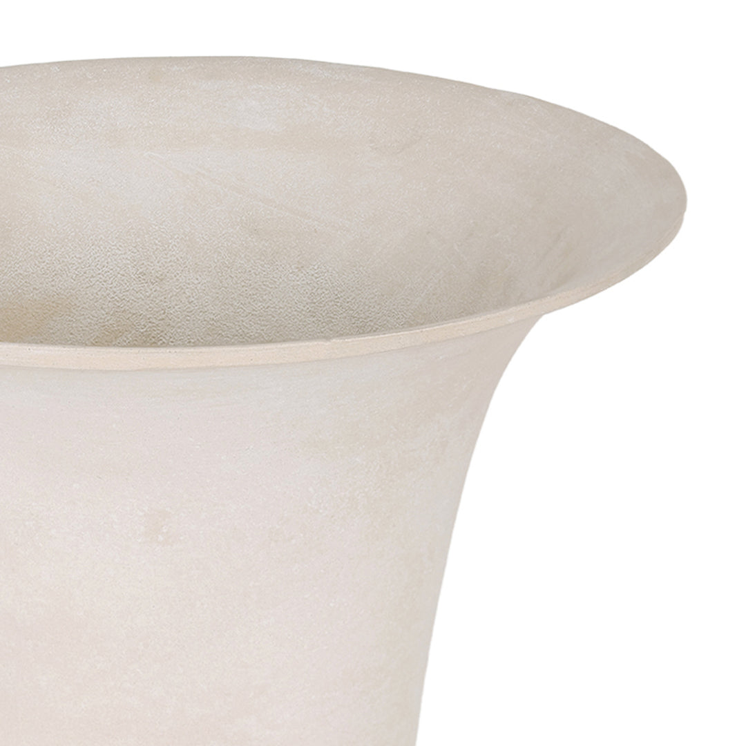 Van Dyk Tall Stonewash Urn - Putty