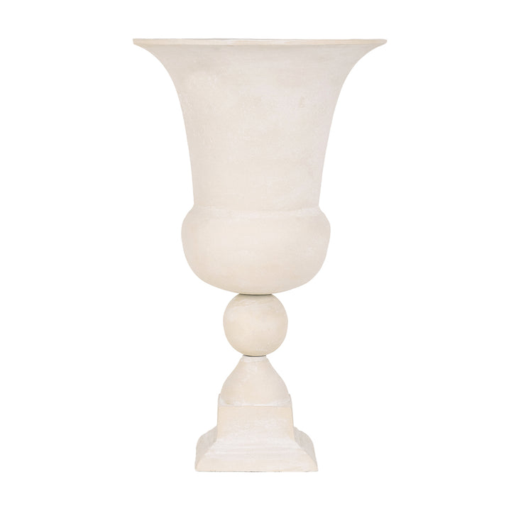 Van Dyk Tall Stonewash Urn - Putty