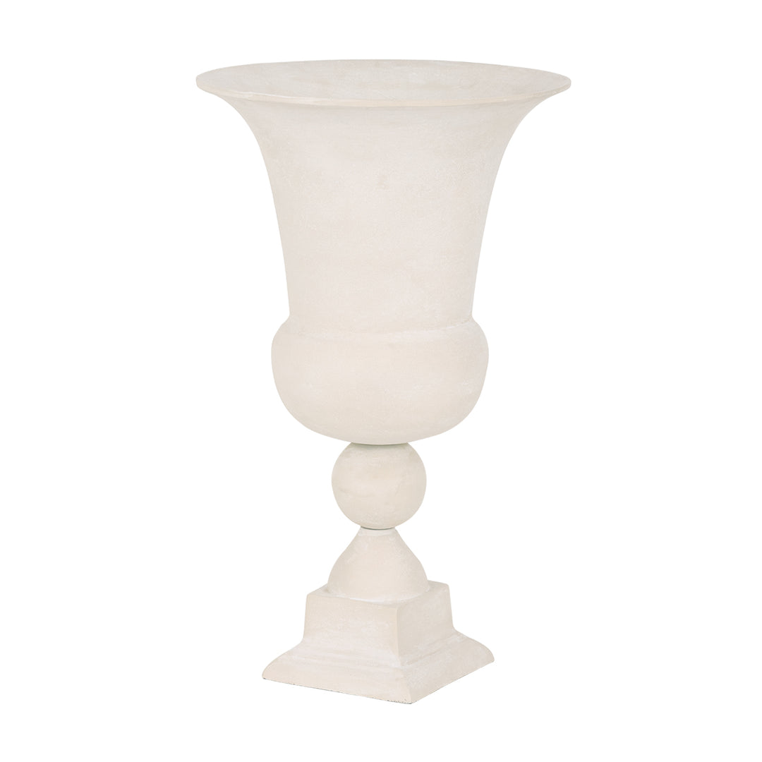 Van Dyk Tall Stonewash Urn - Putty