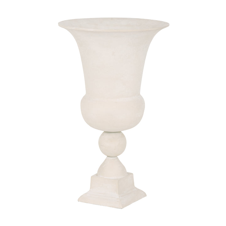 Van Dyk Tall Stonewash Urn - Putty