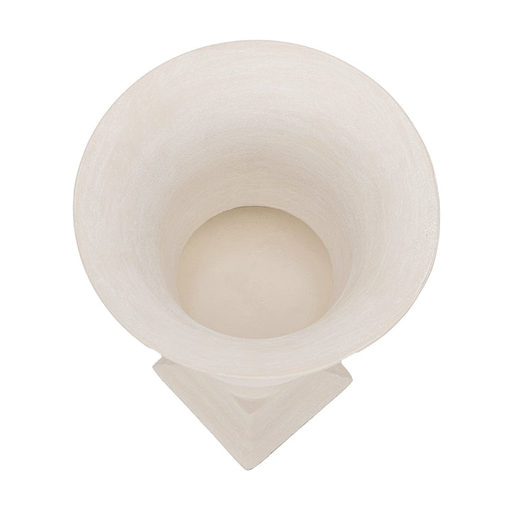 Van Dyk Tall Stonewash Urn - Putty
