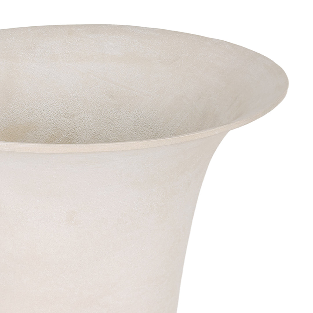Van Dyk Tall Stonewash Urn - Putty