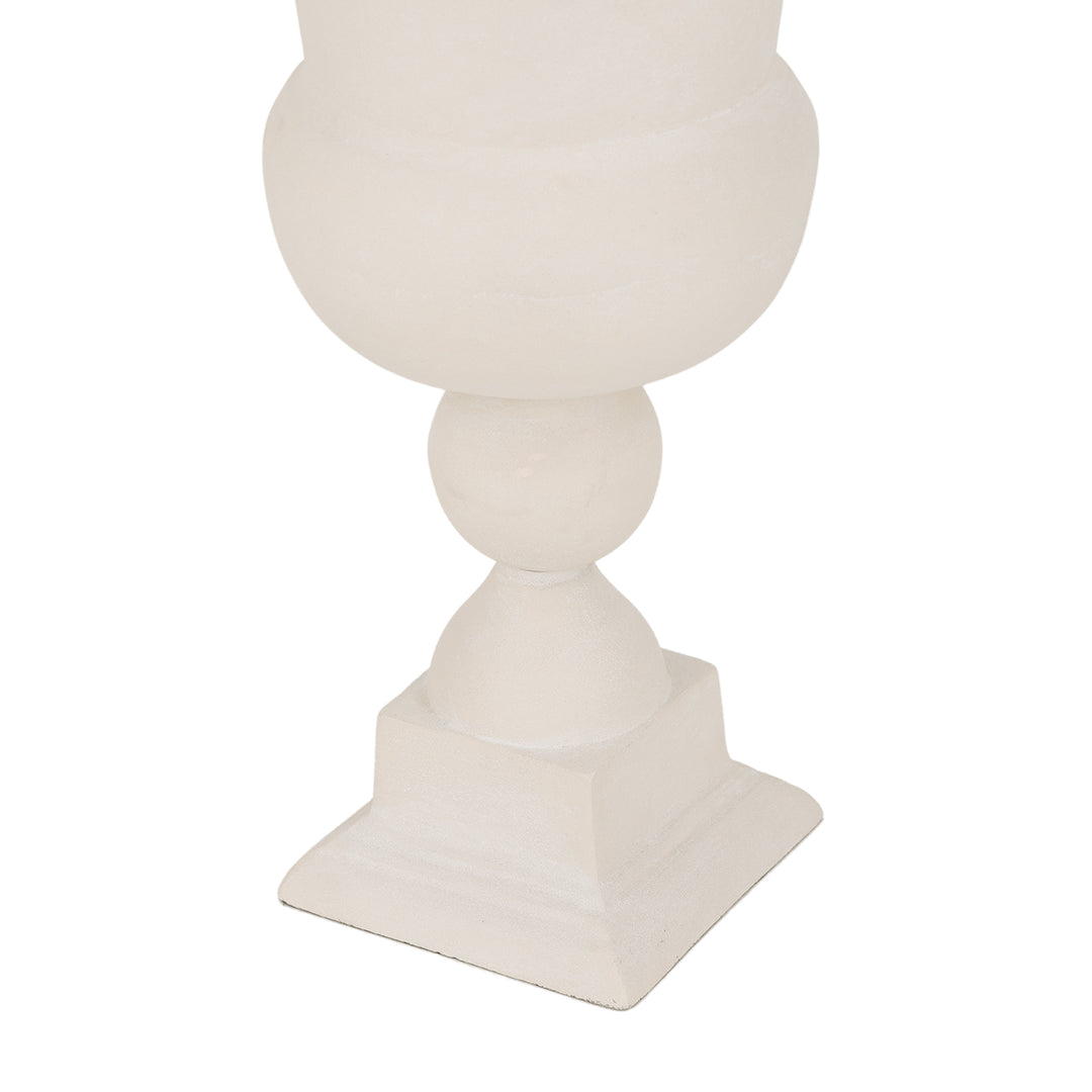 Van Dyk Tall Stonewash Urn - Putty