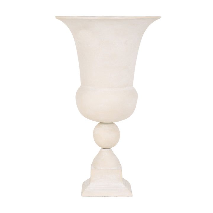 Van Dyk Tall Stonewash Urn - Putty