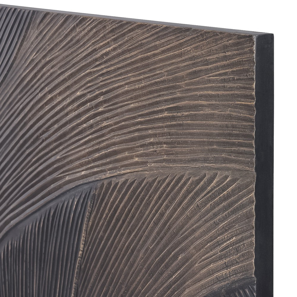Golden Wave Geometric Wall Art