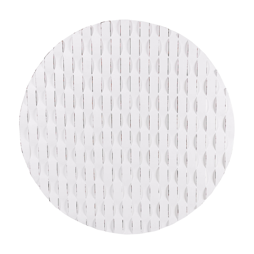 White Woven Geometric Wall Art