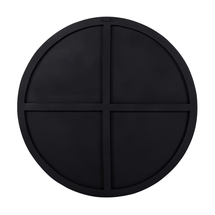 Geometric Echoes Wall Art - Black