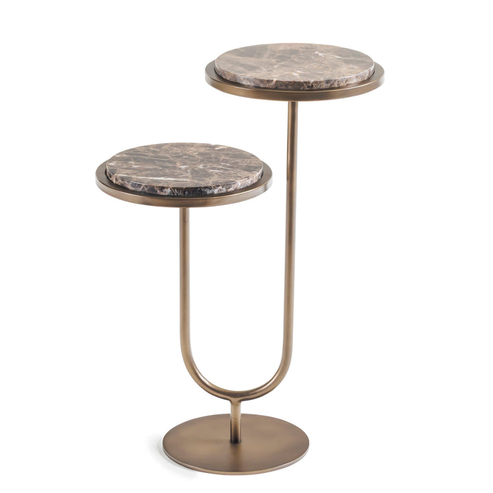 Marco Accent Table - Dark Emperador