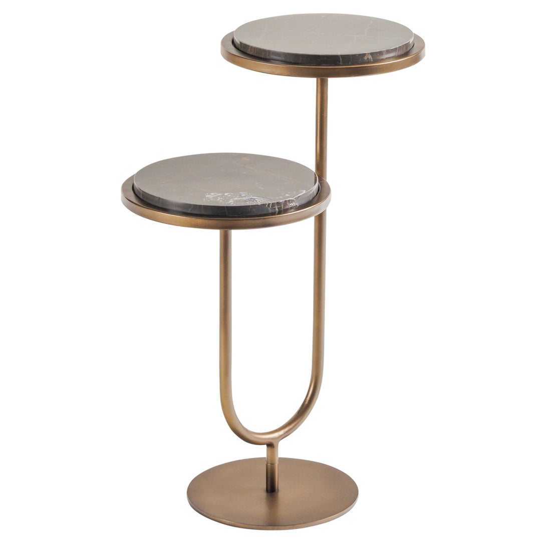 Marco Accent Table - Royal Gold Marble