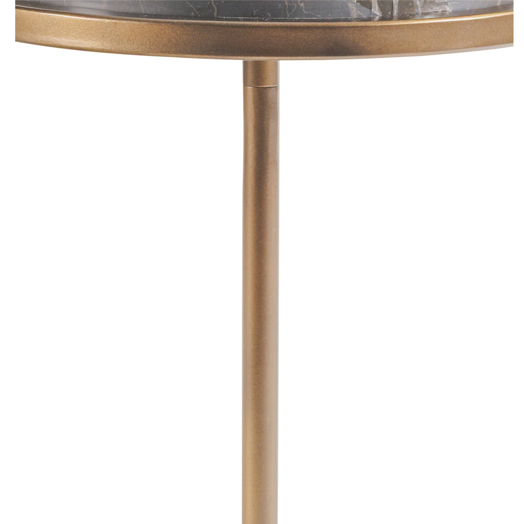 Marco Accent Table - Royal Gold Marble