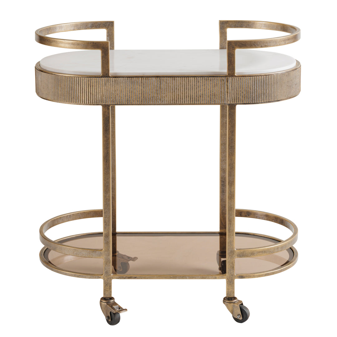 Belvedere Drinks Trolley - Aged Gold