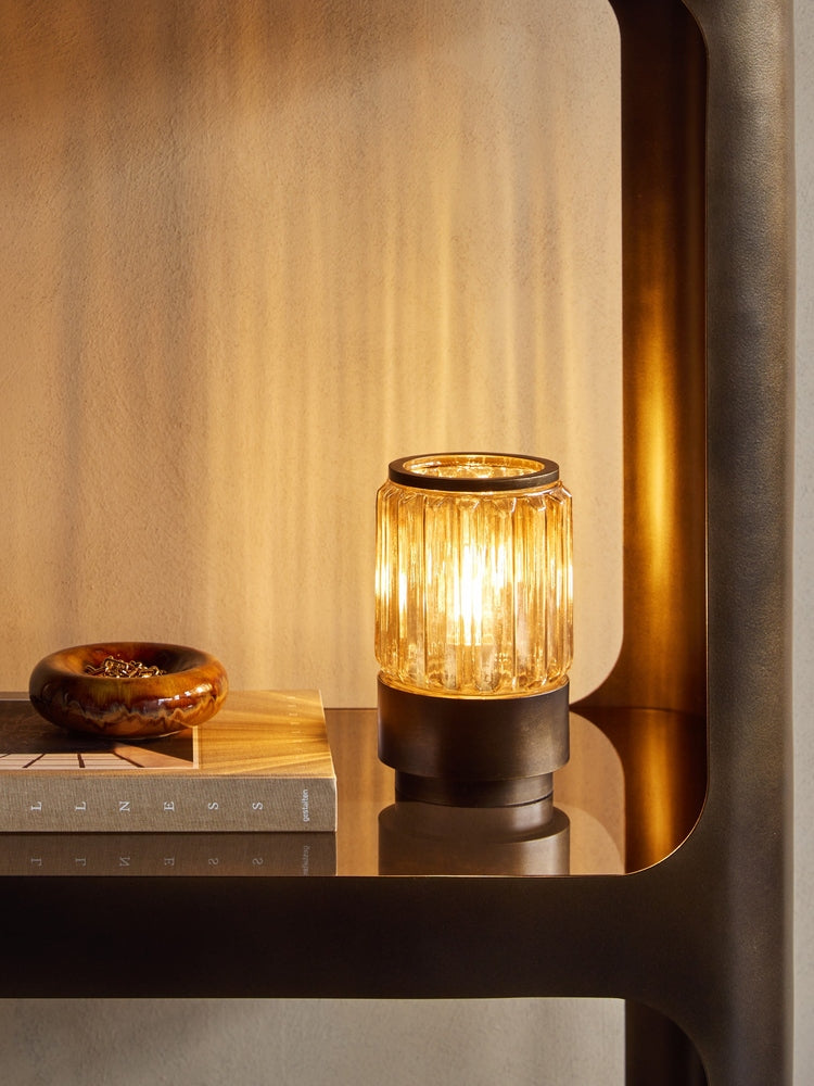 Eleanor Glass Table Uplighter Lamp