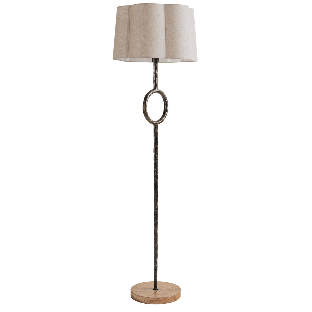 Rutland Linen Floor Lamp
