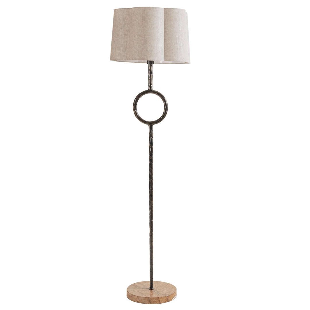 Rutland Linen Floor Lamp