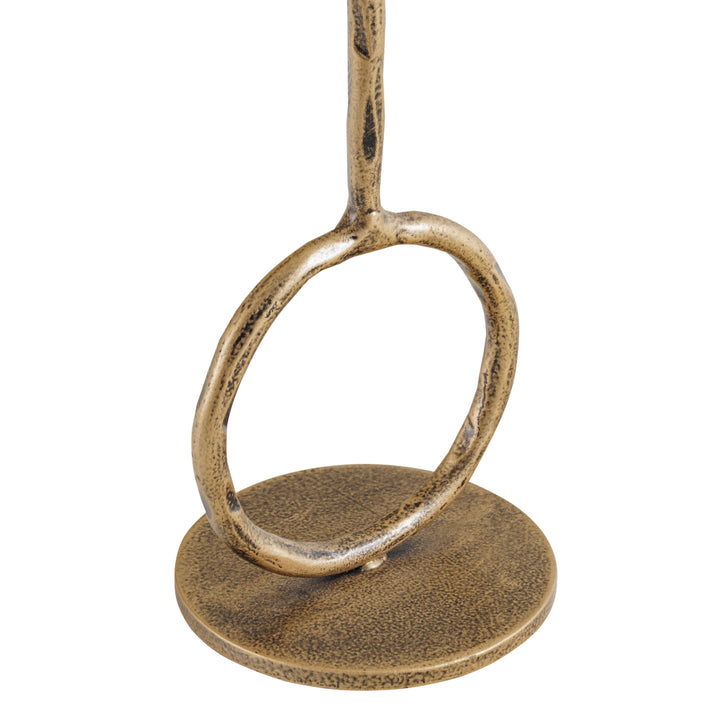 Ronde Candle Holder - Antique Gold