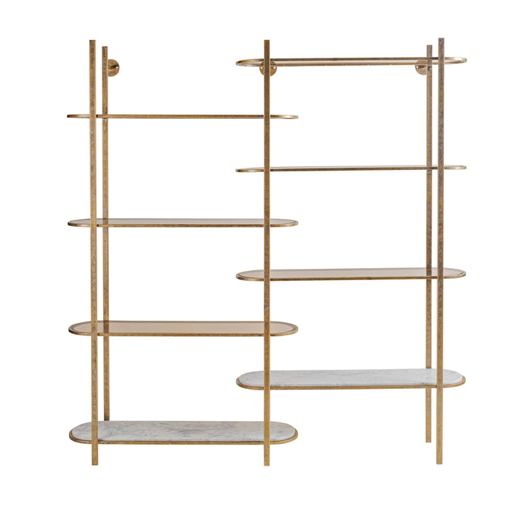 Belvedere Shelving Unit -  Aged Gold