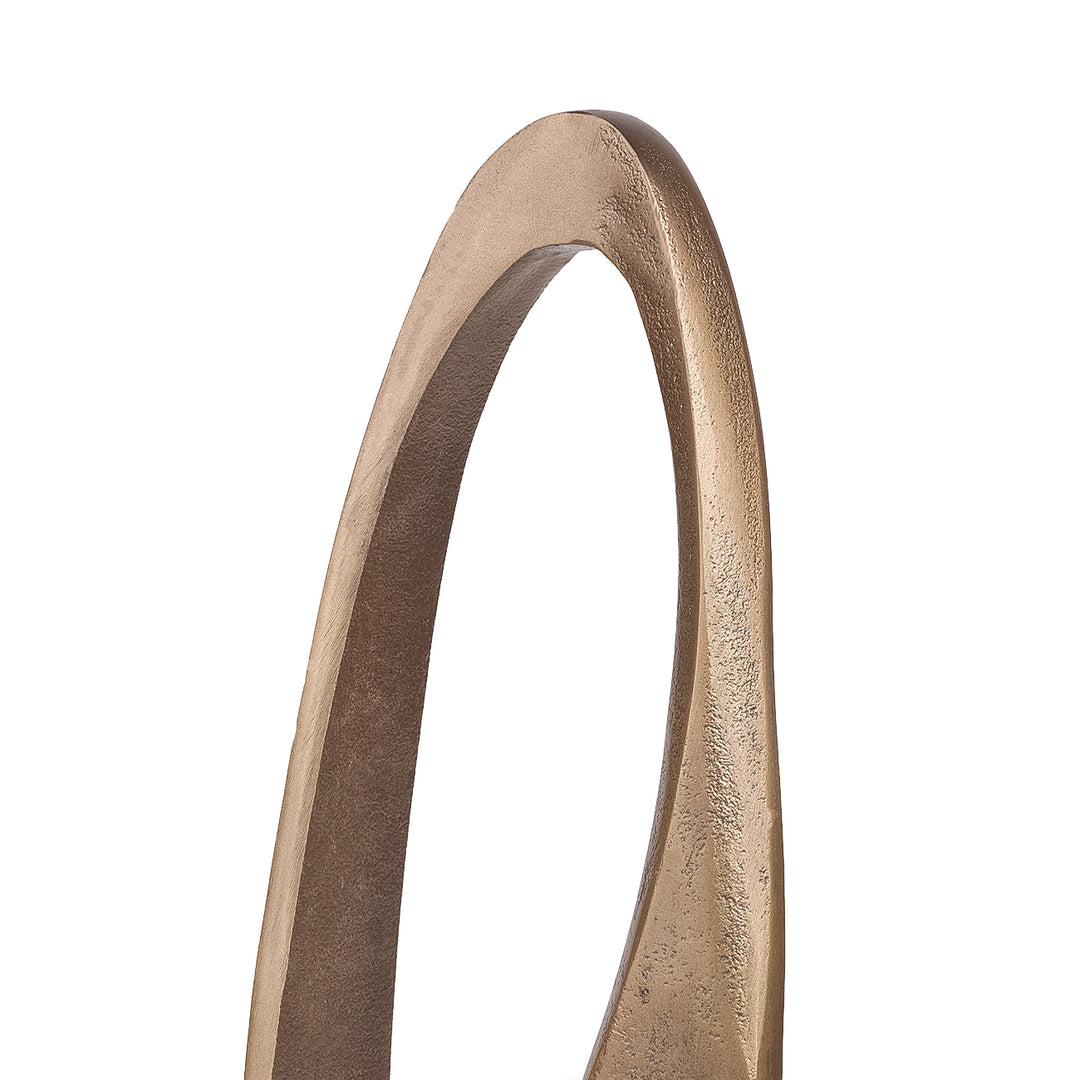 Arch Aluminium Sculpture - Brass