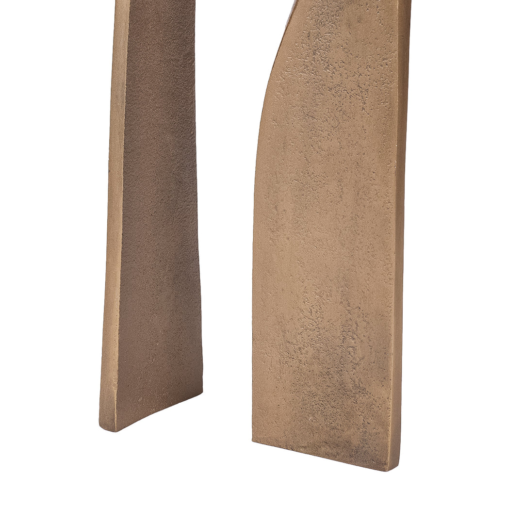 Arch Aluminium Sculpture - Brass