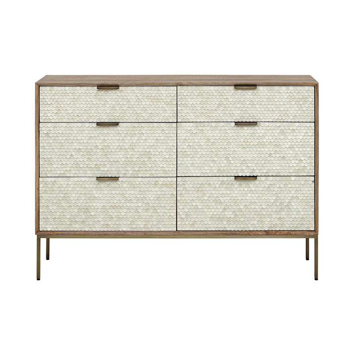 Nerida Bone Inlay Chest of Drawers