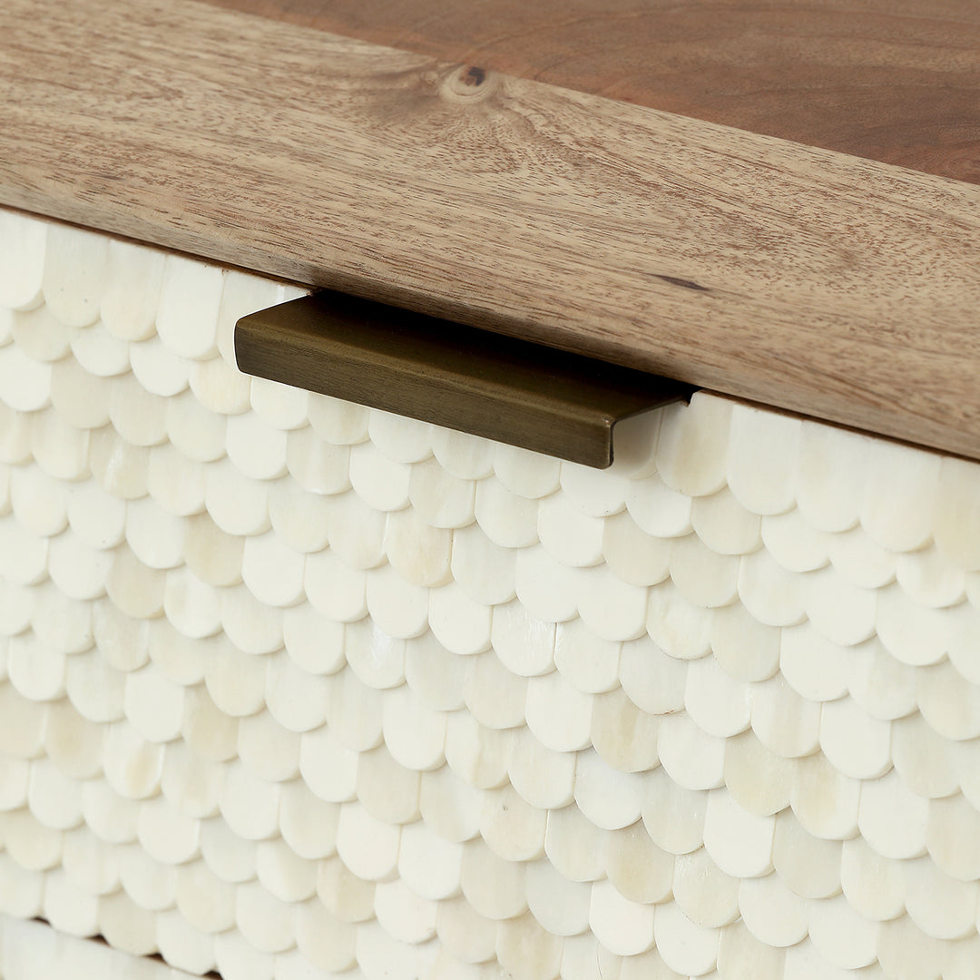 Nerida Bone Inlay Chest of Drawers
