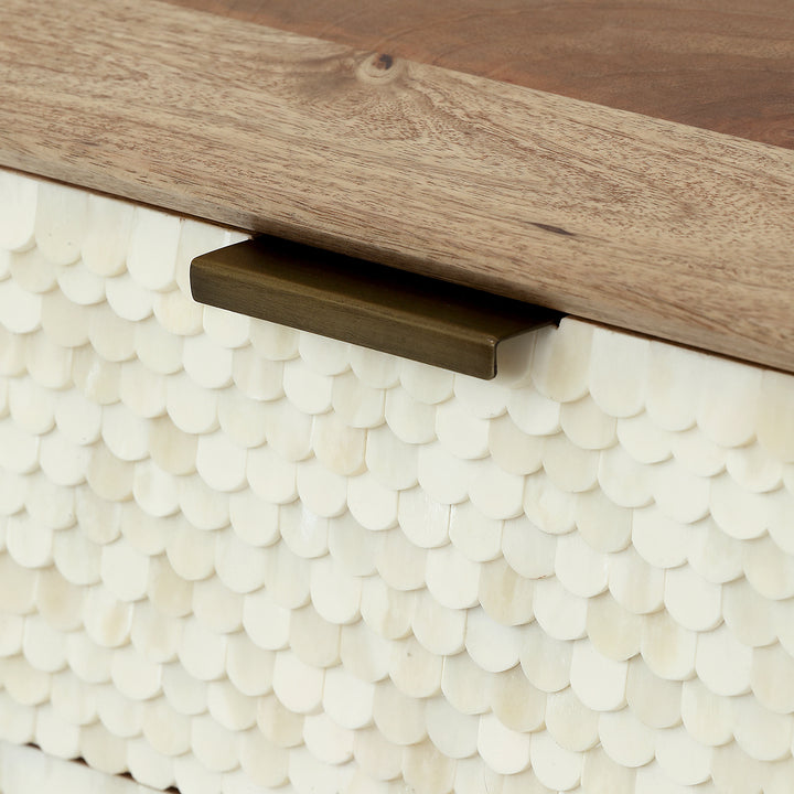 Nerida Bone Inlay Chest of Drawers