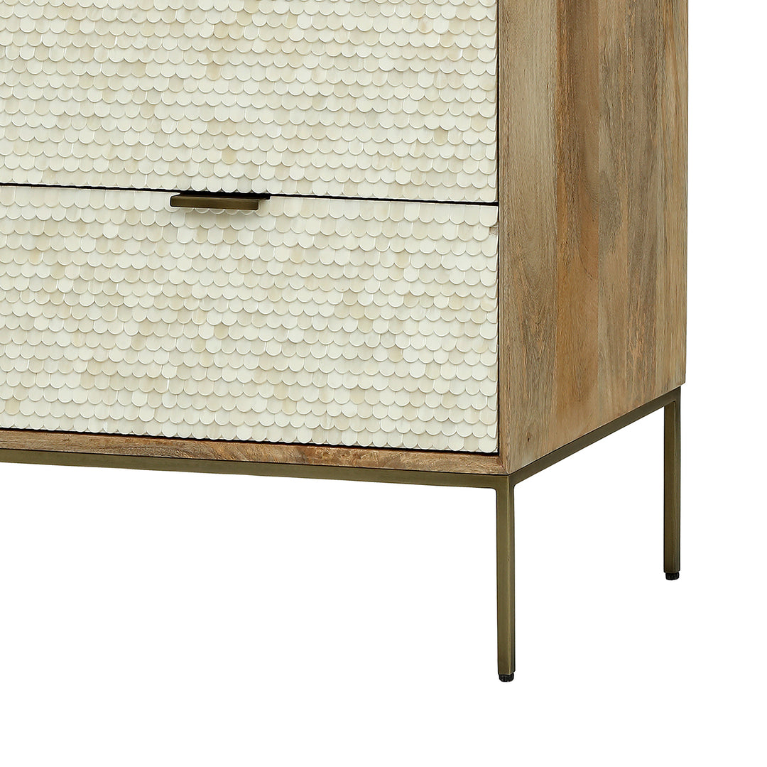 Nerida Bone Inlay Chest of Drawers