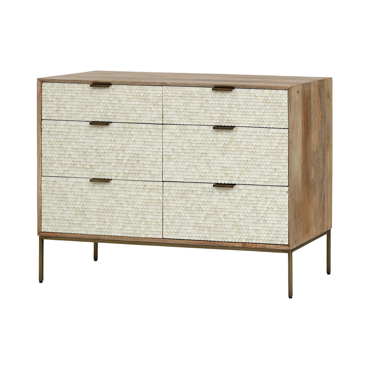 Nerida Bone Inlay Chest of Drawers