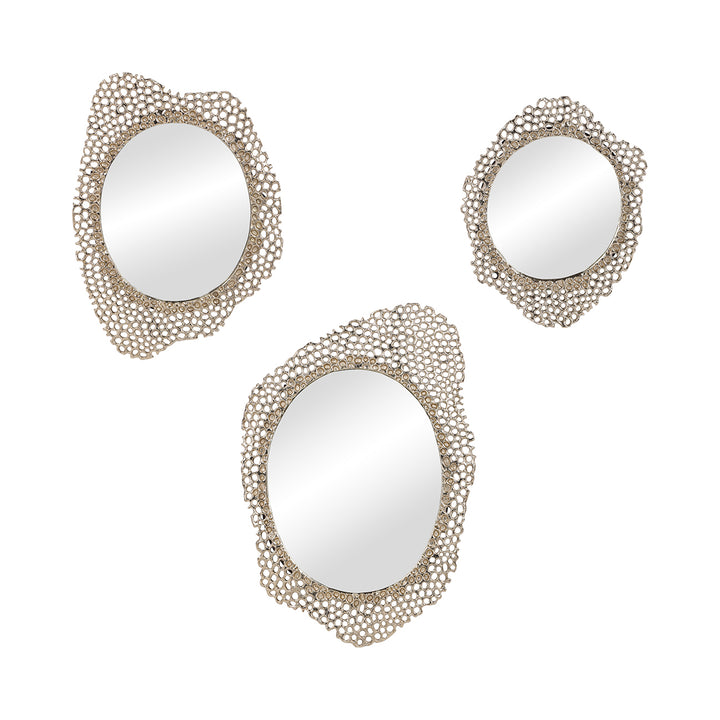 Miel Cast Aluminium Mirror | Outlet