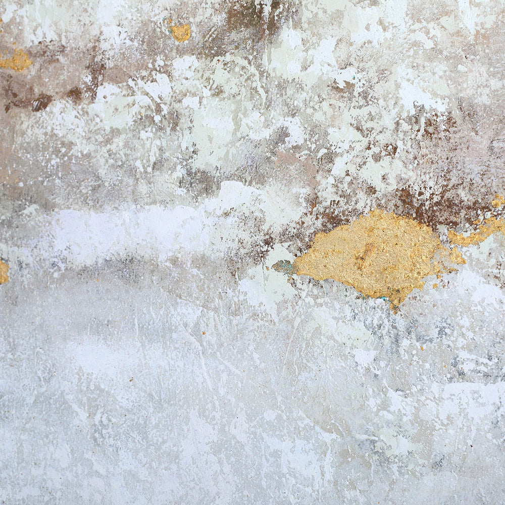 Golden Dusk Heavy Textured Framed Canvas Wall Art