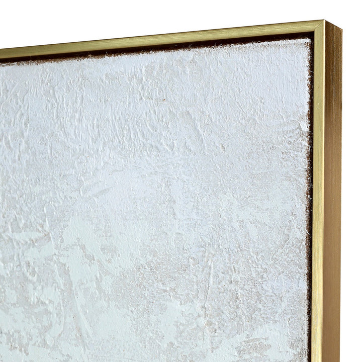 Golden Dusk Heavy Textured Framed Canvas Wall Art