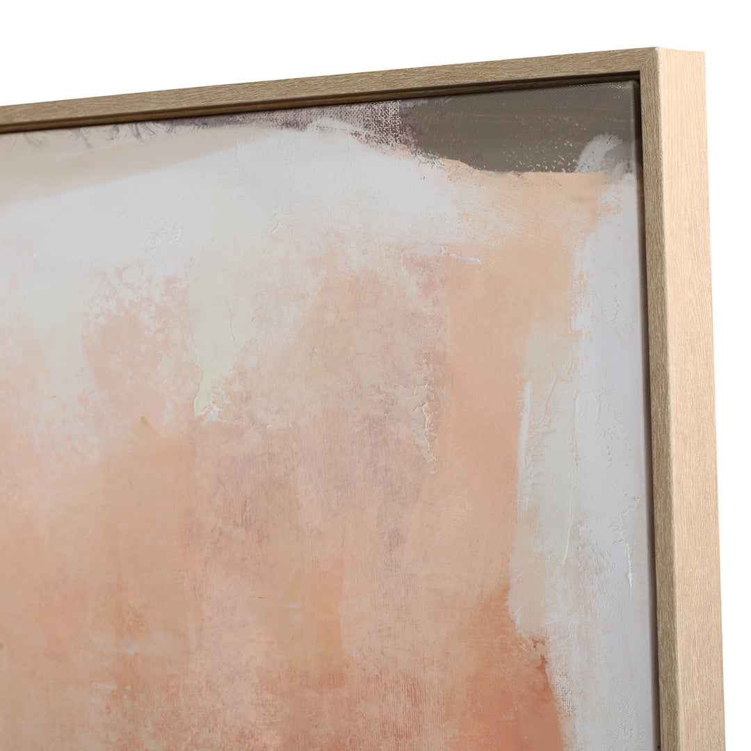 Terra Glow Hand Embellished Framed Canvas Wall Art