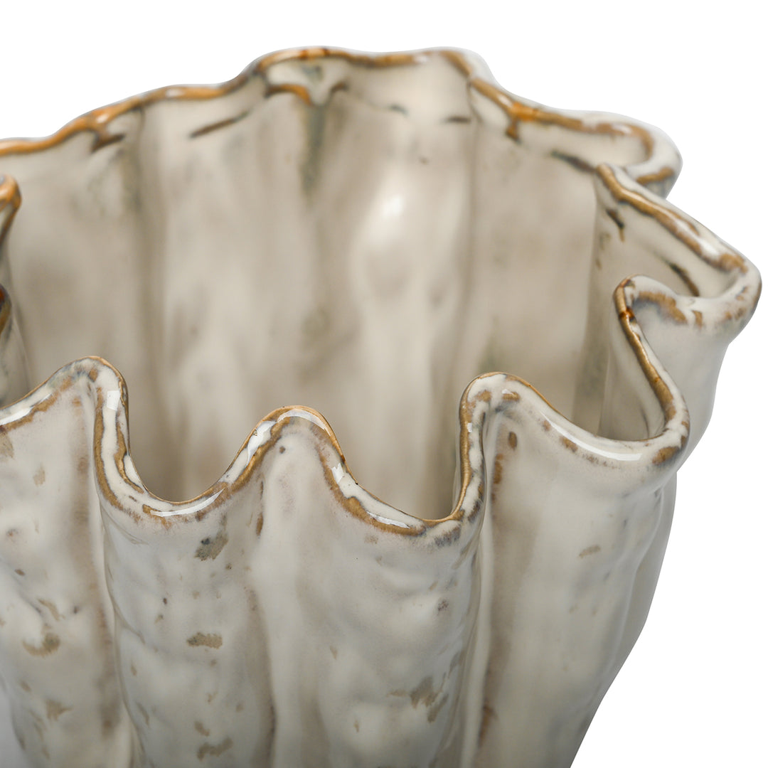 Coralie Glazed Vase
