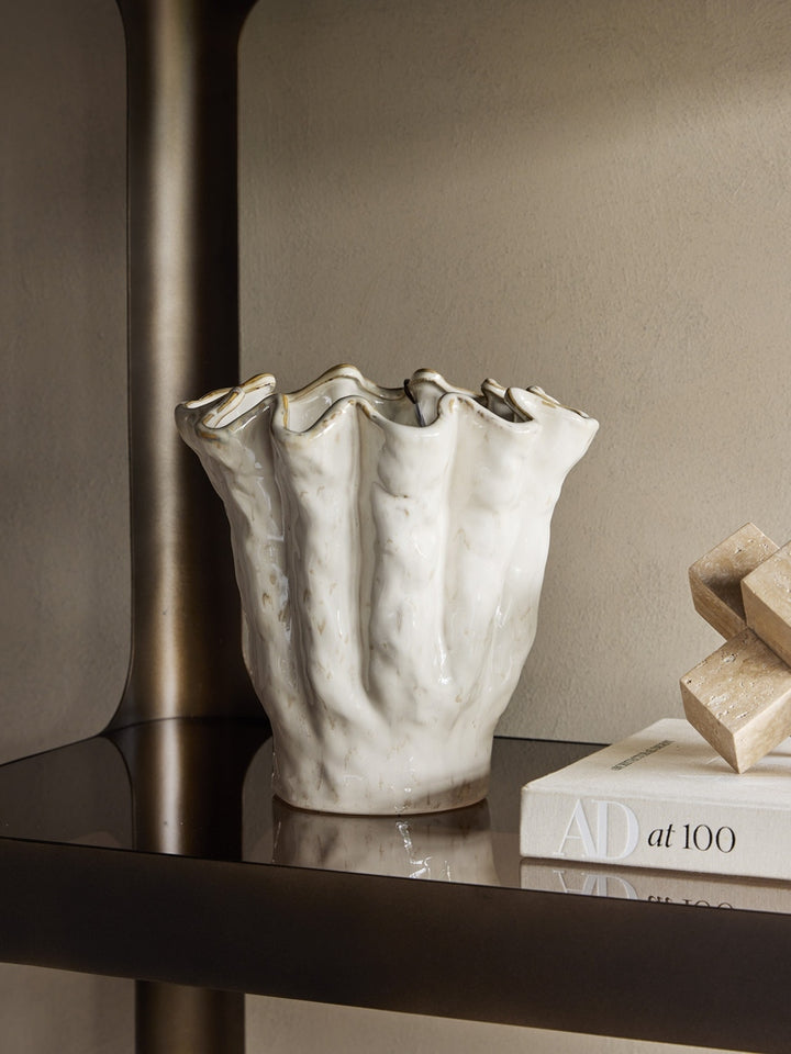 Coralie Glazed Vase