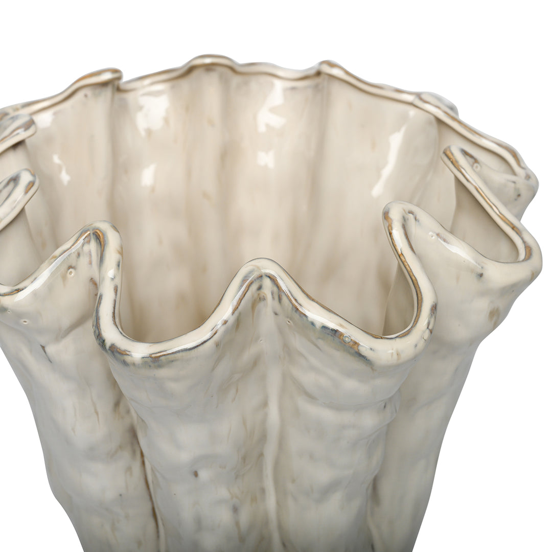 Coralie Glazed Vase