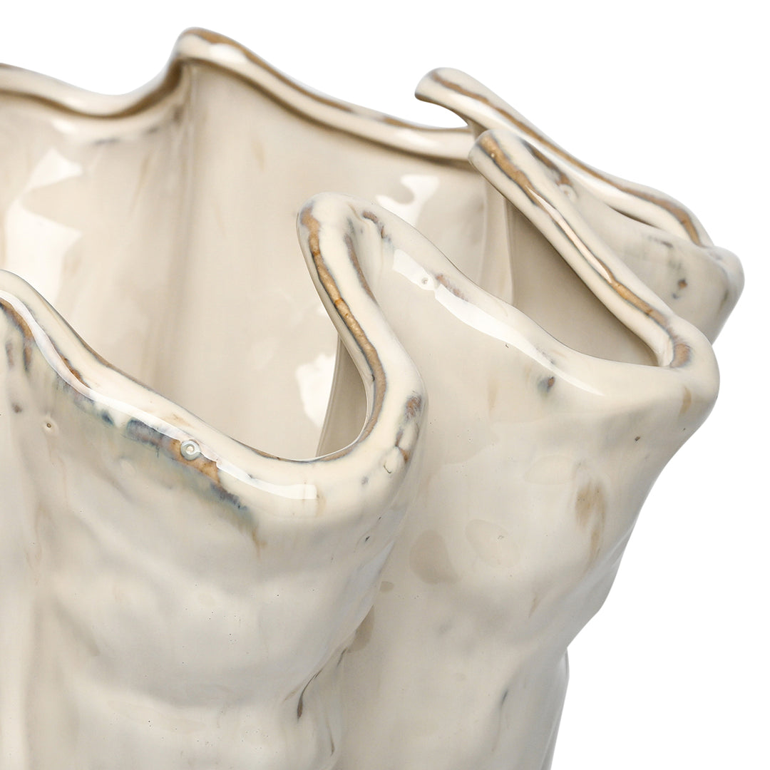 Coralie Glazed Vase