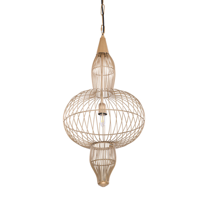 Mira Orb Wire Pendant Light - Gold