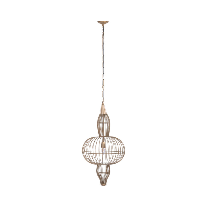 Mira Orb Wire Pendant Light - Gold