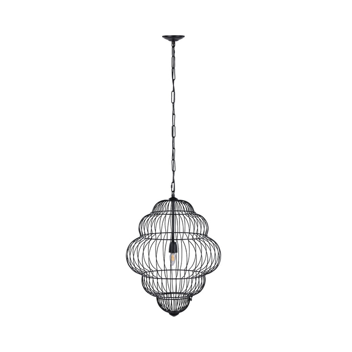 Mira Tiered Cloud Wire Pendant Light - Black
