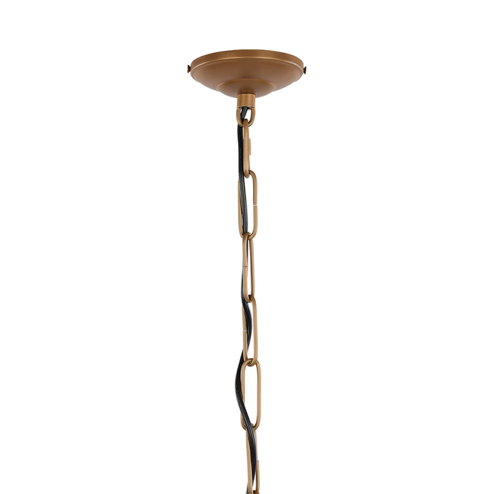 Mira Pear Drop Wire Pendant Light - Gold