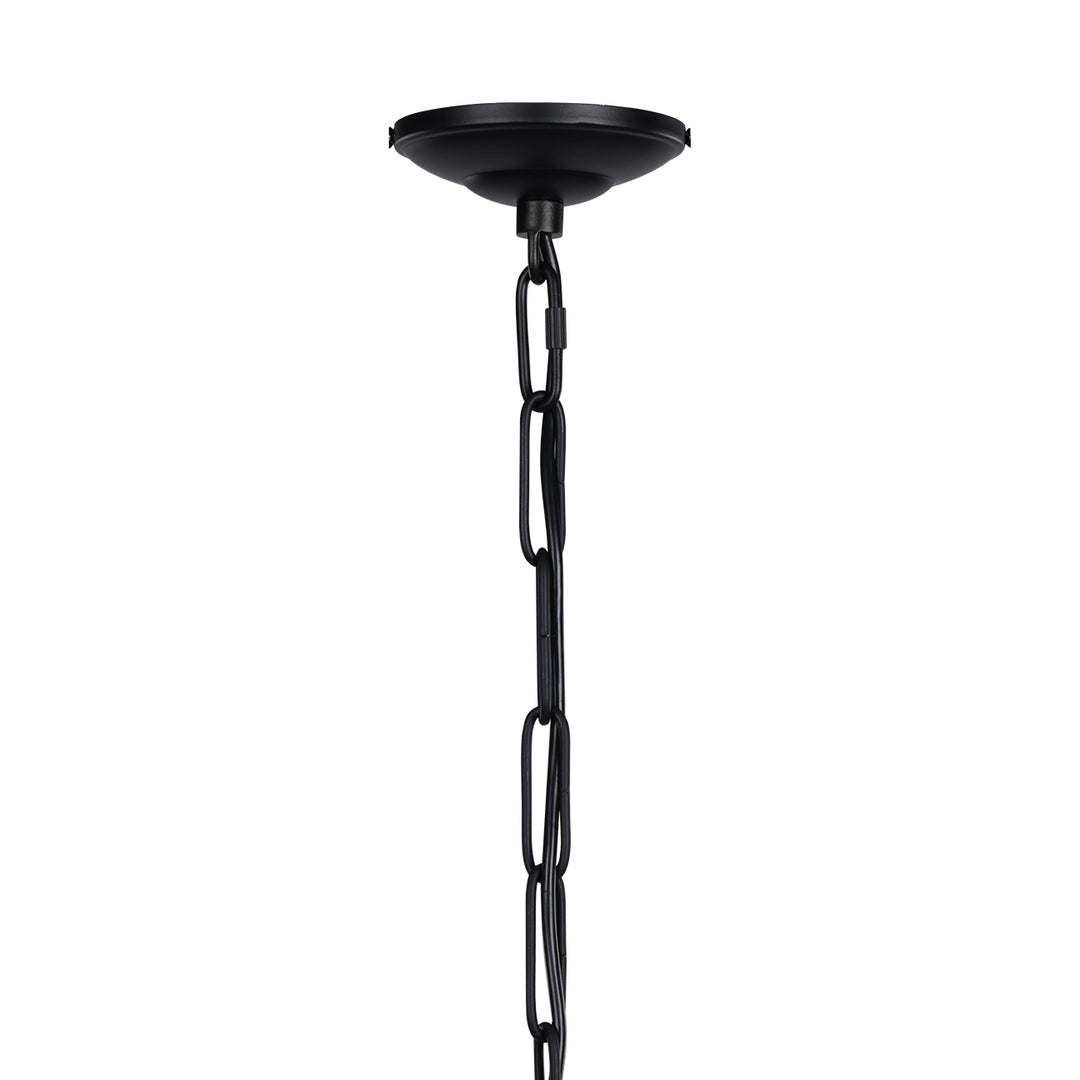 Mira Hourglass Wire Pendant Light - Black