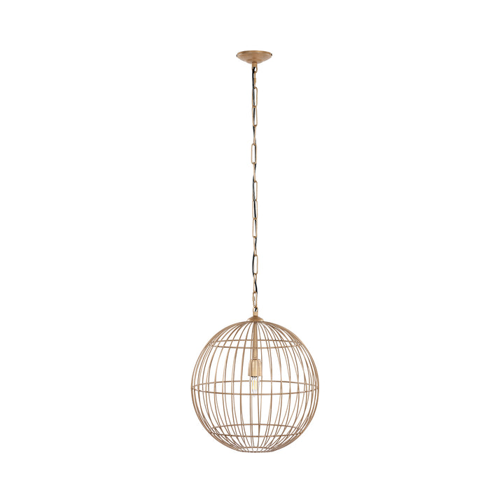 Mira Globe Wire Pendant Light - Gold