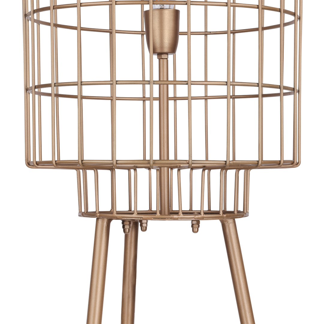 Mira Wire Floor Lamp - Gold