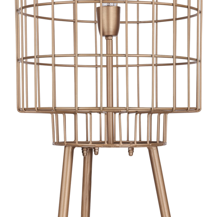 Mira Wire Floor Lamp - Gold