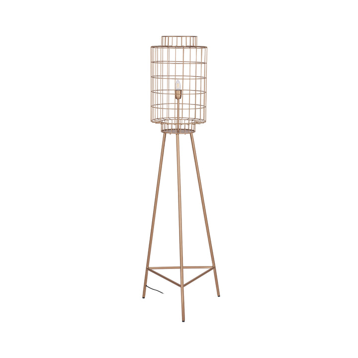 Mira Wire Floor Lamp - Gold