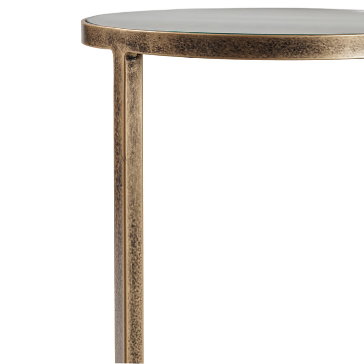 Iota Glass Accent Table