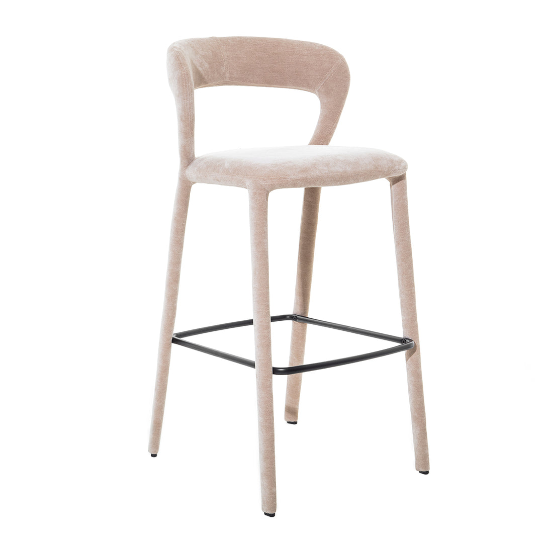 Cruise Upholstered Bar Stool - Taupe